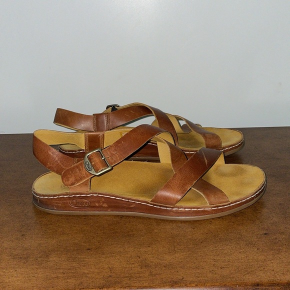 Brown Leather Sandals - Picture 6 of 15